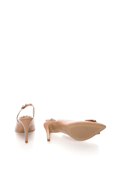 Roberto Botella Кожени обувки в бледа праскова с отворена пета Жени