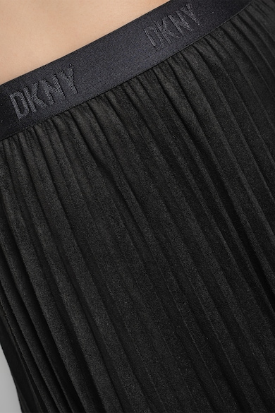 DKNY Fusta cu talie inalta si model cu pliuri Femei
