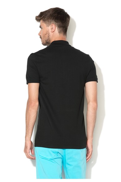 Versace Collection Tricou polo regular fit negru stins Barbati