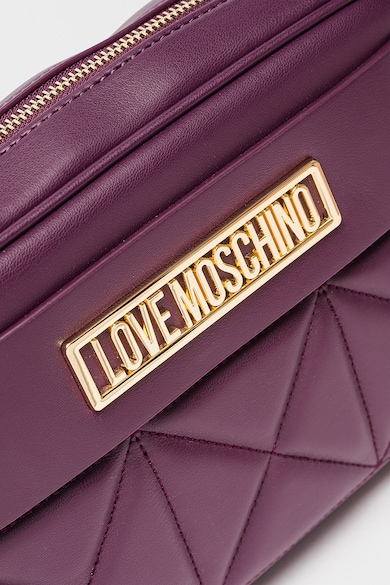 Love Moschino Keresztpántos műbőr táska fémlogóval női
