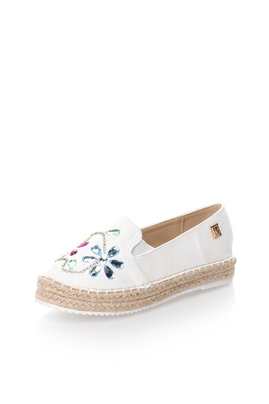 Laura Biagiotti Espadrile flatform decorate cu strasuri Femei