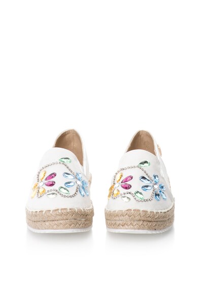 Laura Biagiotti Espadrile flatform decorate cu strasuri Femei