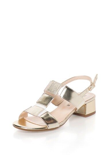 Zee Lane Sandale slingback auriu cu alb transparent Femei