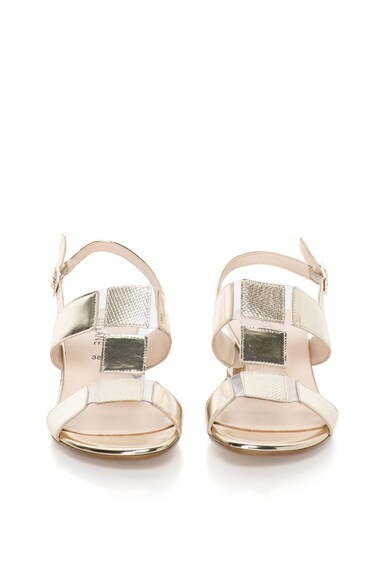 Zee Lane Sandale slingback auriu cu alb transparent Femei