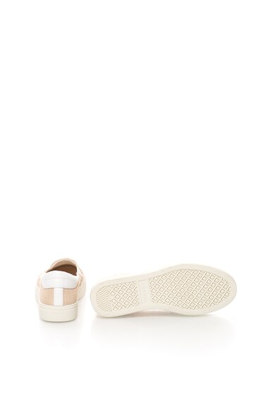 Esprit Pantofi slip-on bej deschis cu broderie Femei