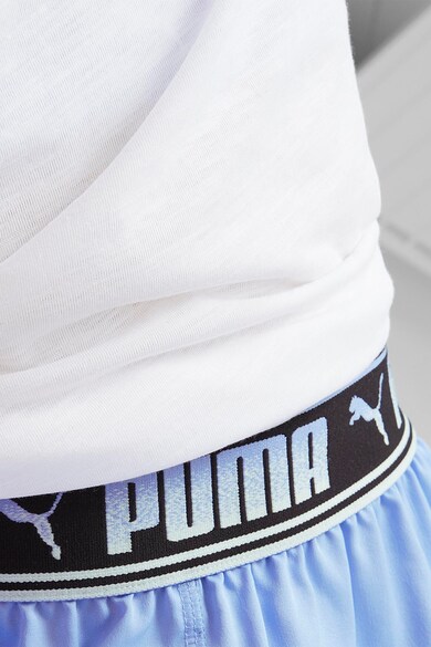 Puma Pantaloni scurti cu imprimeu logo pentru fitness Strong Femei
