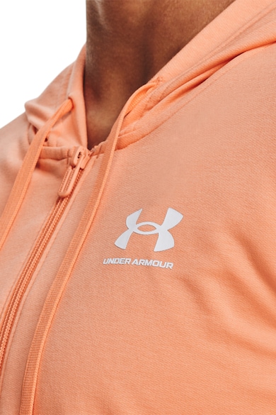 Under Armour Rival cipzáros lyocelltartalmú sportpulóver kapucnival női