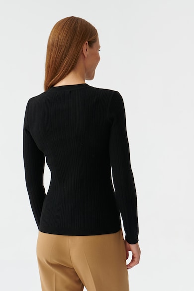 Tatuum Рипсен пуловер с овално деколте Жени
