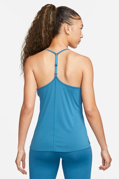 Nike Top cu spate decupat si tehnologie Dri-Fit, pentru fitness Femei