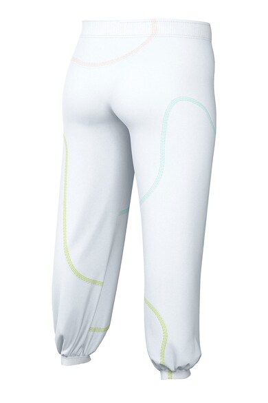 Nike Pantaloni sport relaxed fit cu garnituri contrastante Swirl Femei