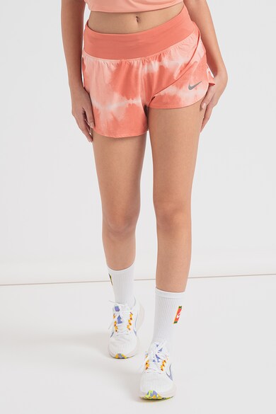 Nike Pantaloni scurti cu imprimeu si tehnologie Dri-FIT pentru alergare Eclipse Femei