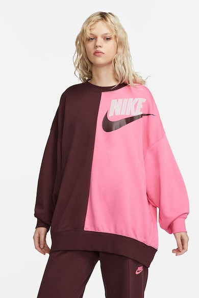 Nike Bő fazonú kontrasztos pulóver női
