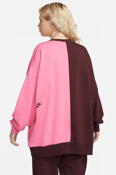 Nike Bluza sport supradimensionata cu aspect contrastant Femei