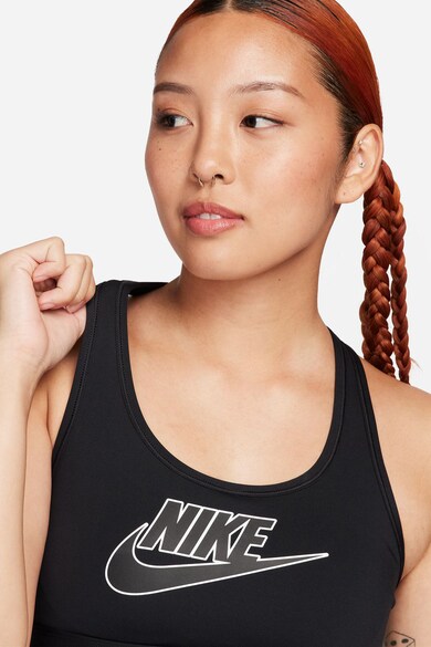 Nike Тренировъчен сутиен Swoosh със средна поддръжка Жени