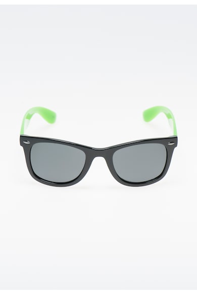 Polaroid Ochelari de soare negru cu verde neon polarizati Baieti