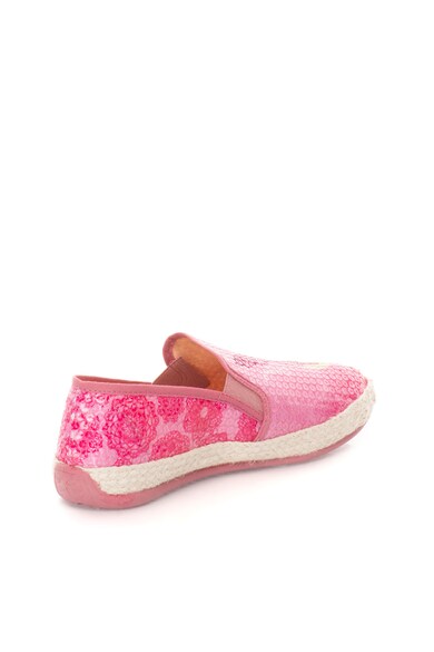 DESIGUAL Espadrile slip-on roz cu paiete Fete