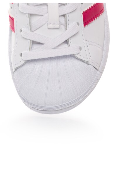 adidas Originals Tenisi albi de piele Superstar Foundation Fete