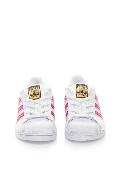 adidas Originals Tenisi albi de piele Superstar Foundation Fete