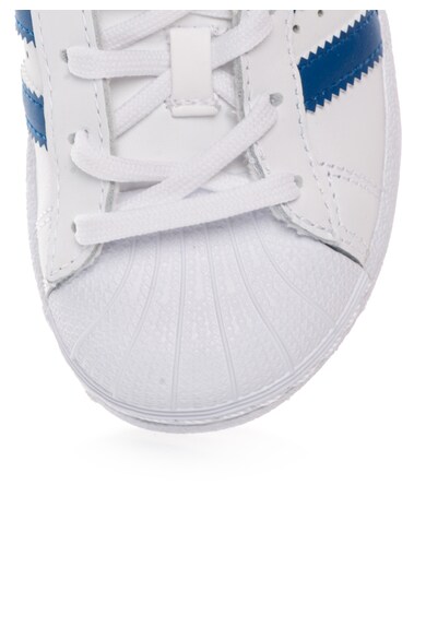 adidas Originals Tenisi albi de piele Superstar Fondation Fete