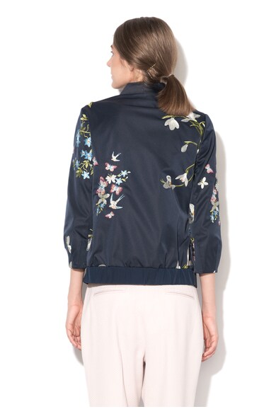 Ted Baker Jacheta bomber bleumarin cu broderii Spring Meadow Femei