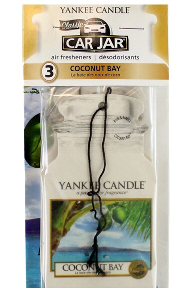 YANKEE CANDLE Set de dezodorizante cu aroma de cocos Bonus - 3 piese Femei