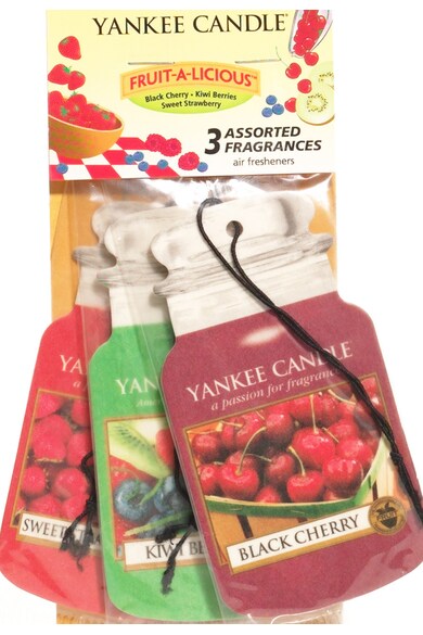 YANKEE CANDLE Set de dezodorizante Fruit-A-Licious - 3 piese Femei