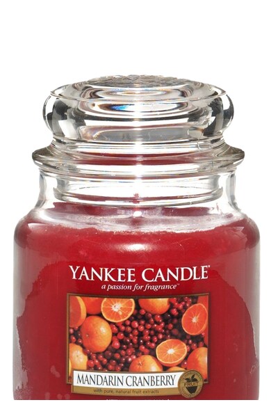 YANKEE CANDLE Lumanare parfumata medie in borcan Mandarin Cranberry Barbati