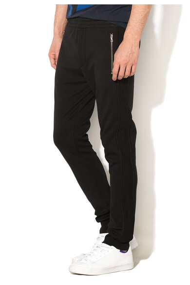 Diesel Black Gold Pantaloni negri cu talie elastica Phoeny Barbati