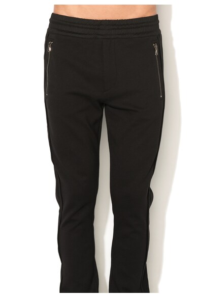 Diesel Black Gold Pantaloni negri cu talie elastica Phoeny Barbati