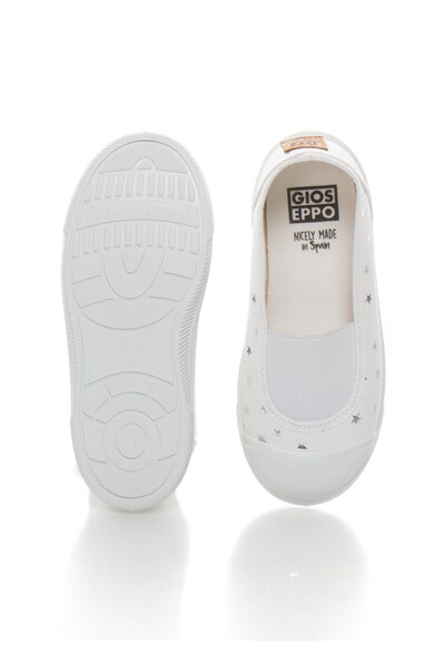 Gioseppo Детски бели обувки на звезди без връзки Момчета