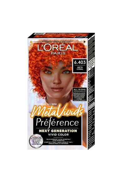 L'Oreal Paris Полуперманентна боя за коса  Preference MetaVivids, bleach included, 154 мл Жени