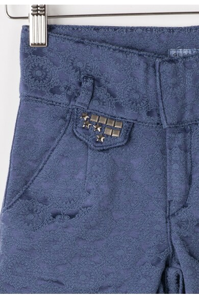 GUESS JEANS Pantaloni albastri de jacquard cu tinte Fete