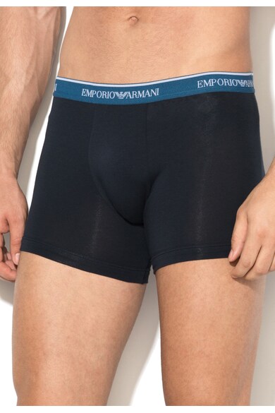 Emporio Armani Underwear Emporio Armani, Set de boxeri in nuante de albastru si gri - 3 perechi Barbati