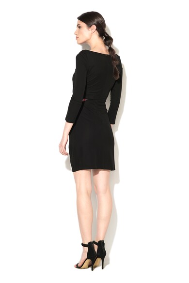 JUST CAVALLI Rochie neagra cu aplicatie cu stea Femei