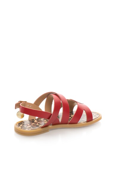 GUESS Sandale slingback rosii cu detaliu auriu Baieti