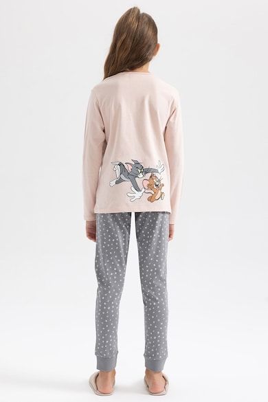DeFacto Pijama de bumbac Tom and Jerry Fete