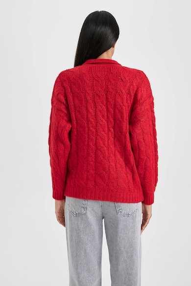 DeFacto Csavart kötésmintájú pulóver női