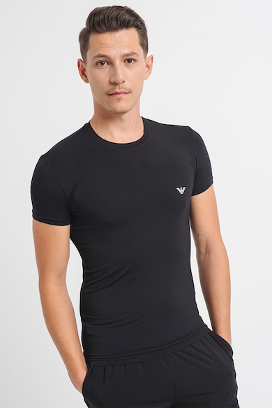 Emporio Armani Underwear Домашна тениска по тялото с модал Мъже
