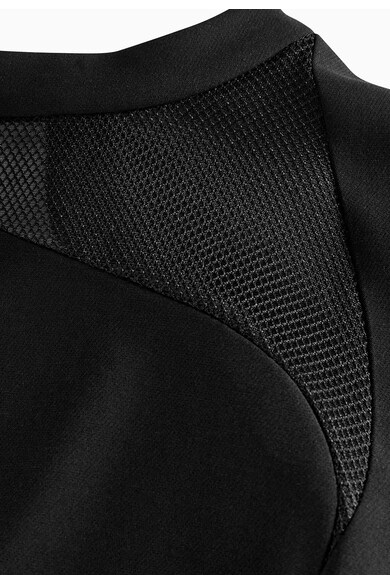 NEXT Rochie neagra cu insertie de plasa in partea superioara Femei