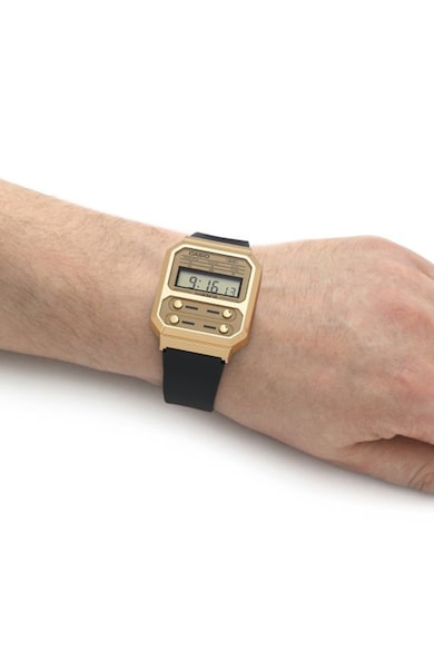 Casio Унисекс часовник с каишка от смола Мъже