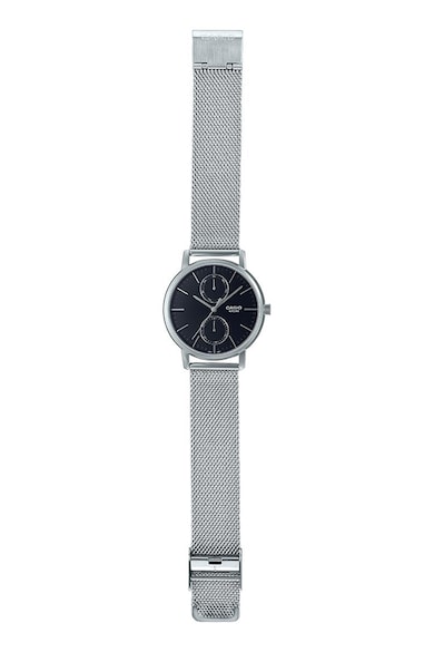 Casio Овален часовник с мрежеста верижка Мъже