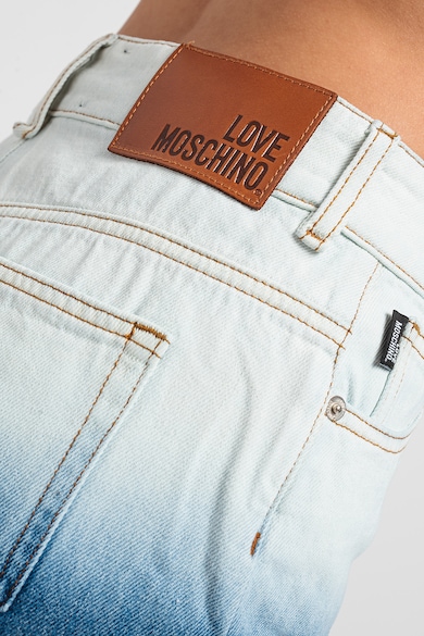 Love Moschino Középmagas derekú straight fit farmernadrág női