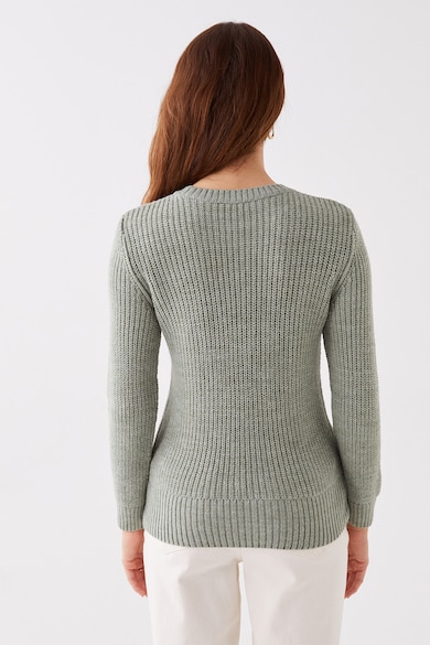 LC WAIKIKI Пуловер с овално деколте и плетка осморка Жени
