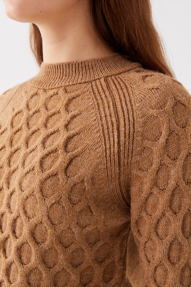LC WAIKIKI Kerek nyakú texturált pulóver női
