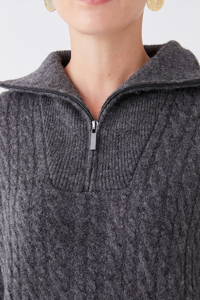 LC WAIKIKI Bő fazonú csavart kötésmintás pulóver női