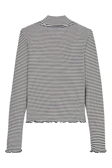Tommy Hilfiger Рипсен пуловер с вълнообразен подгъв Момичета