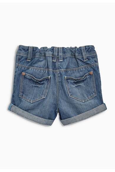 NEXT Pantaloni scurti albastri din denim cu mansete pliabile Fete