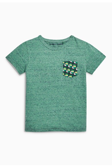 NEXT Set de tricou si pantaloni scurti verde cu bleumarin Baieti