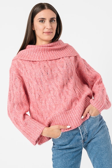 Only Bő fazonú csavart kötésmintás pulóver női