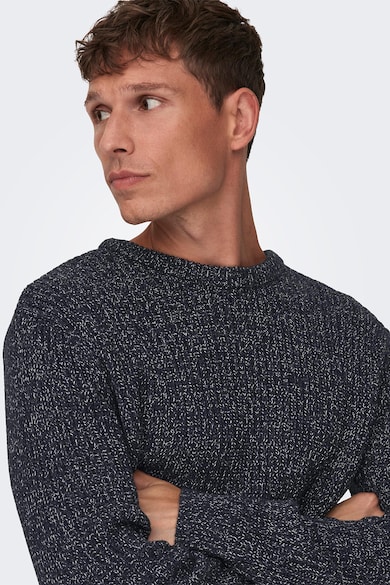 Only & Sons Плетен пуловер с овално деколте Мъже